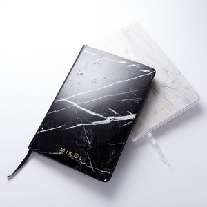 marble notebook design