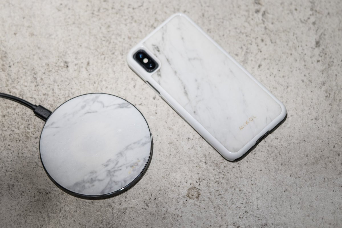 Carrara Marble Wireless Charging Pad (Sold out) - MIKOL