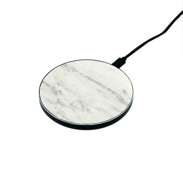 Carrara Marble Wireless Charging Pad (Sold out) - MIKOL