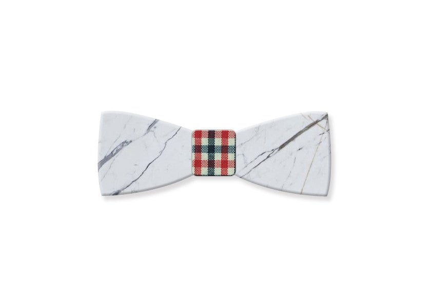 Carrara White Marble Bow Tie (Sold out) - MIKOL