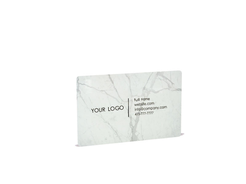 Carrara White Marble Business Cards Auto renew - MIKOL