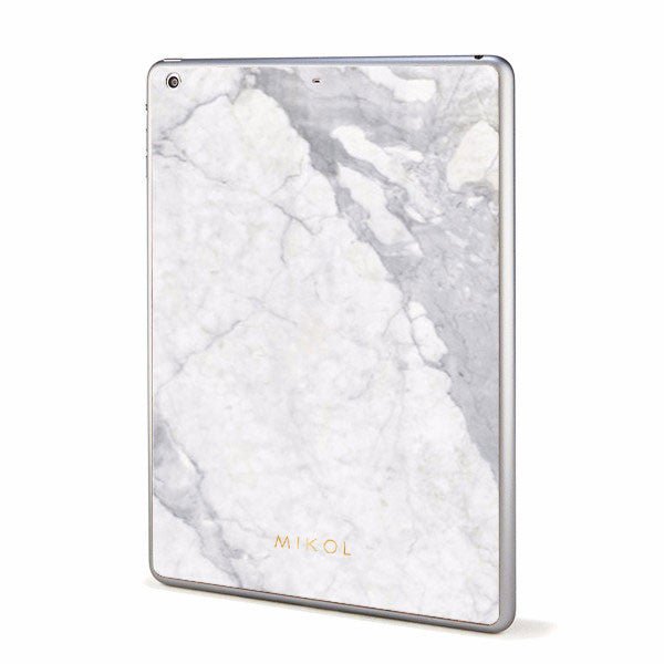 Carrara White Marble iPad Cover (White Border) (Sold out) - MIKOL