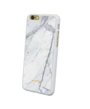 Carrara White Marble iPhone Case - MIKOL