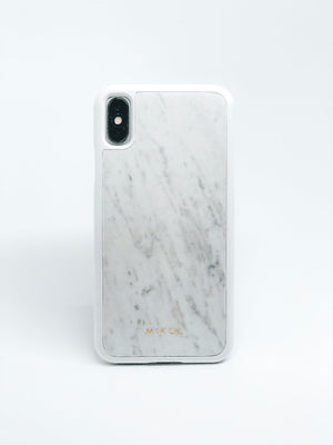 Carrara White Marble iPhone Case - MIKOL