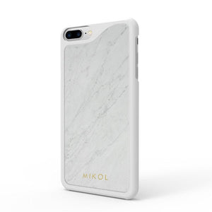 Carrara White Marble iPhone Case - MIKOL