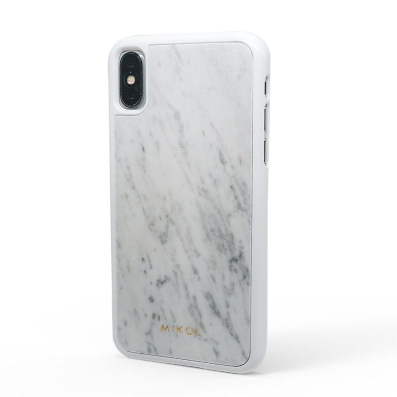 Carrara White Marble iPhone Case - MIKOL