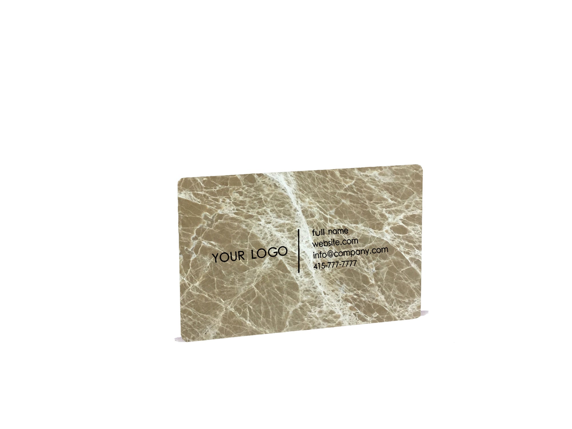 Light Emperador Marble Business Cards - MIKOL 