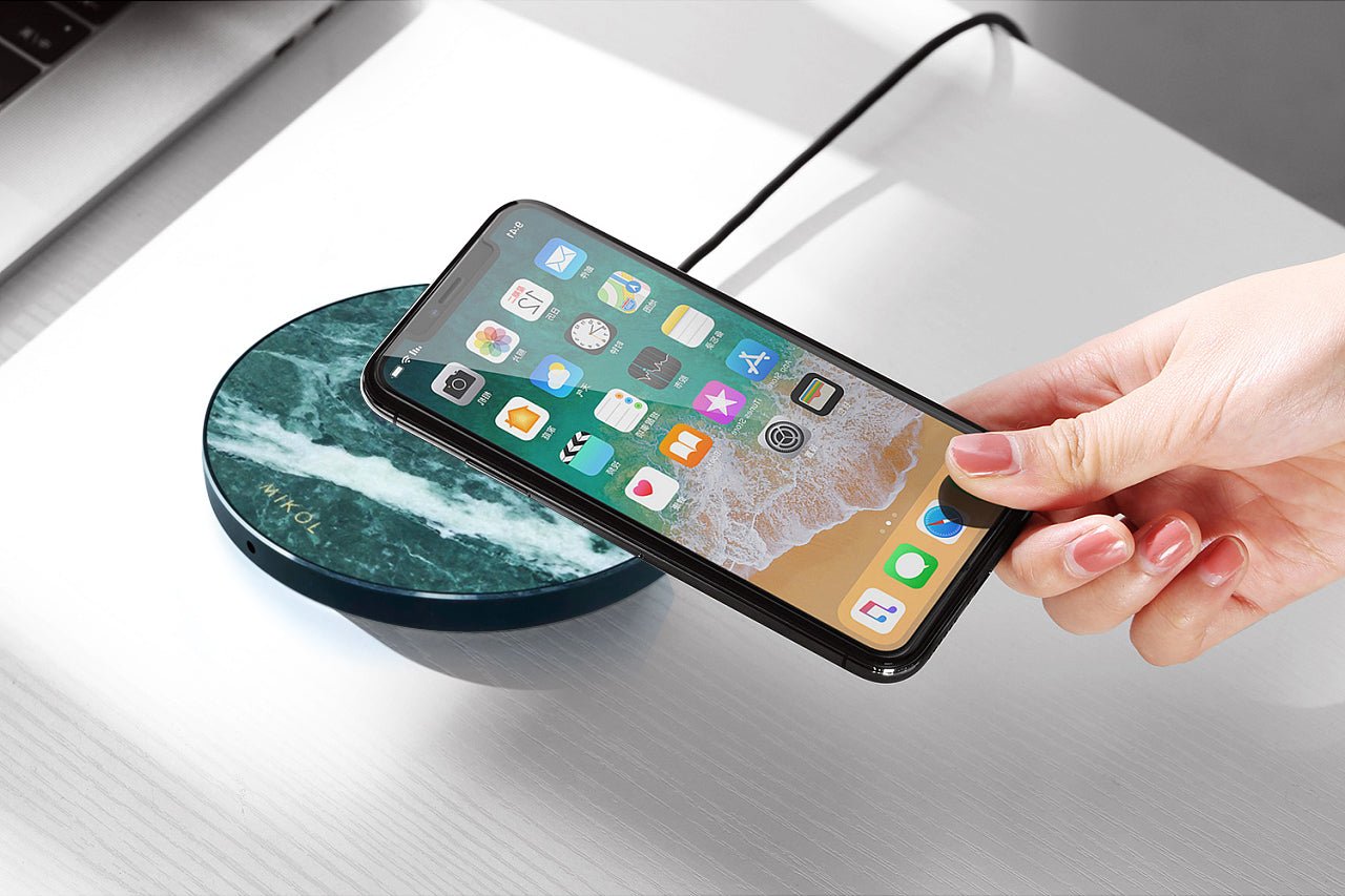 Emerald Green Marble Wireless Charging Pad (Sold Out) - MIKOL