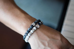 Howlite Beaded Bracelet - MIKOL