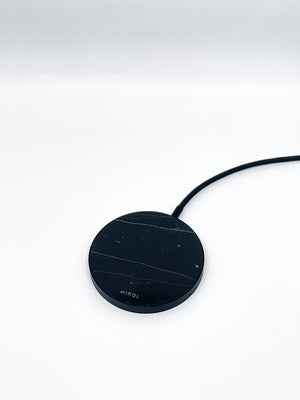 MagSafe Nero Marquina Marble Wireless Charging Pad (Pre - sale Discount!) - MIKOL