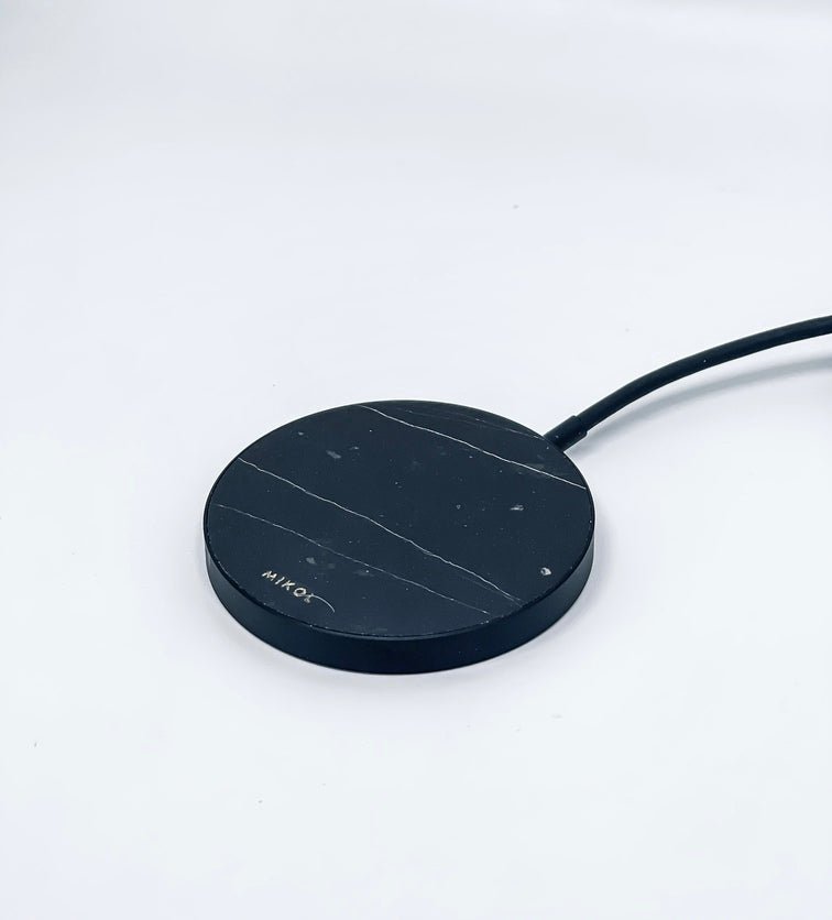 MagSafe Nero Marquina Marble Wireless Charging Pad (Pre - sale Discount!) - MIKOL