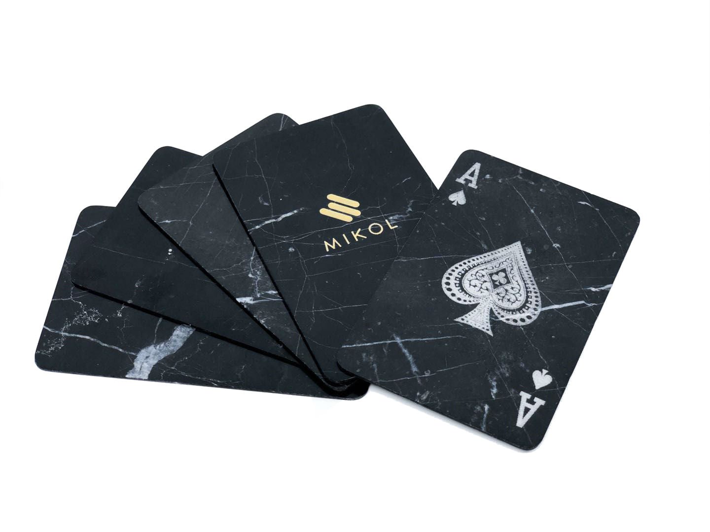 Marble Poker Cards - 4 Aces (Sold Out) - MIKOL