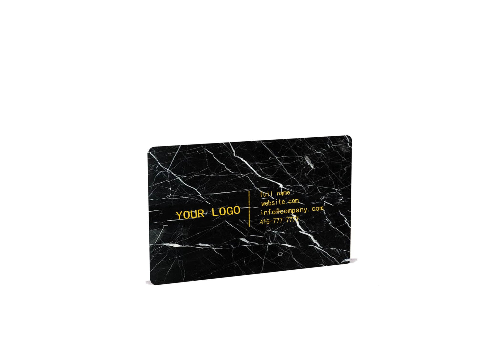 Nero Marquina Marble Business Cards Auto renew - MIKOL