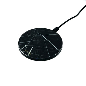 Nero Marquina Marble Wireless Charging Pad (Now Available!) - MIKOL