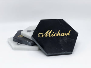 Personalized Marble Coasters - MIKOL