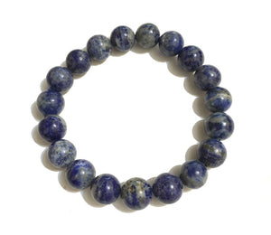 Sodalite Blue Beaded Bracelet - MIKOL