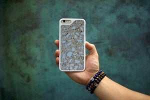 Terrazzo Misty Blue iPhone Case - MIKOL