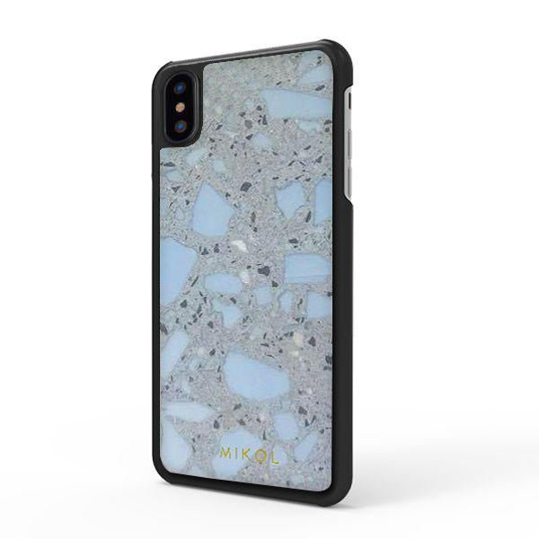 Terrazzo Misty Blue iPhone Case - MIKOL