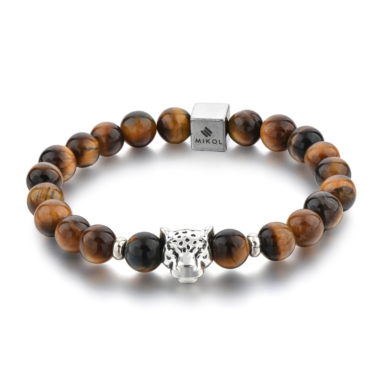 Tiger Eye Beaded Bracelet - MIKOL